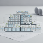 Forensic engineers meticulously inspecting structural damage within a large Cypress mixed-use commercial building, aligning with 'The Cypress Commercial Restoration Blueprint: Forensic Engineering for Mixed-Use and Retail Assets'.
