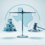 A professional pointing to text on a legal document or insurance policy, symbolizing the detailed review necessary for Sugar Land commercial claims and enforcing Texas Insurance Code §541.060 against bad faith practices.
