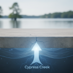 Cypress Creek Hydrostatic Pressure: Forensic Solutions for Waterfront Slab Seepage