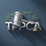 Close-up of legal documents, claim forms, and a calculator on a desk, representing the financial and legal review required for delayed Bridgeland Estates insurance claims under the TPPCA.
