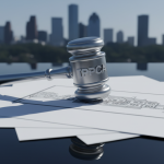 An expert professional meticulously surveying structural damage within an upscale River Oaks residence, illustrating the precise application of the Texas Prompt Payment of Claims Act for homeowner protection.