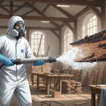 Surgical remediation using dry-ice blasting to preserve historic wood in a River Oaks home.