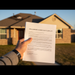 Close-up of a hand holding a pen, signing a financial document, symbolizing a policyholder asserting their rights under the Texas Prompt Payment of Claims Act for property damage claims.