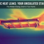 View of an insulated attic stair cover, a critical area for preventing humidity leakage and subsequent mold growth, as outlined in 'Attic Stair Covers: The Energy & Mold Leak You Missed'.