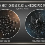 Candle soot vs fire soot microscopy