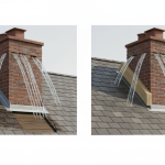 Chimney cricket roof leak prevention
