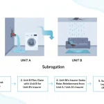 Condo water damage subrogation insurance