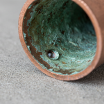 Copper pipe pinhole leak chloramine corrosion