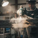 Dry ice blasting mold remediation historic wood