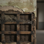Lath and plaster wall water damage restoration