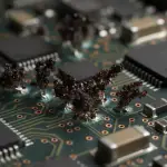Micro-soot on electronics