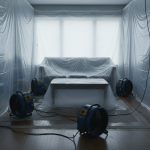 Living in the loss water damage restoration occupancy
