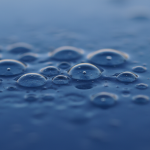 Close-up of a prominent blister on glossy wall paint, a visual sign of trapped water behind premium finishes as explained by 24/7 Restoration Specialists.