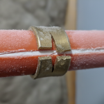 PEX pipe fitting burst freeze damage