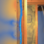 Thermal imaging vertical water migration