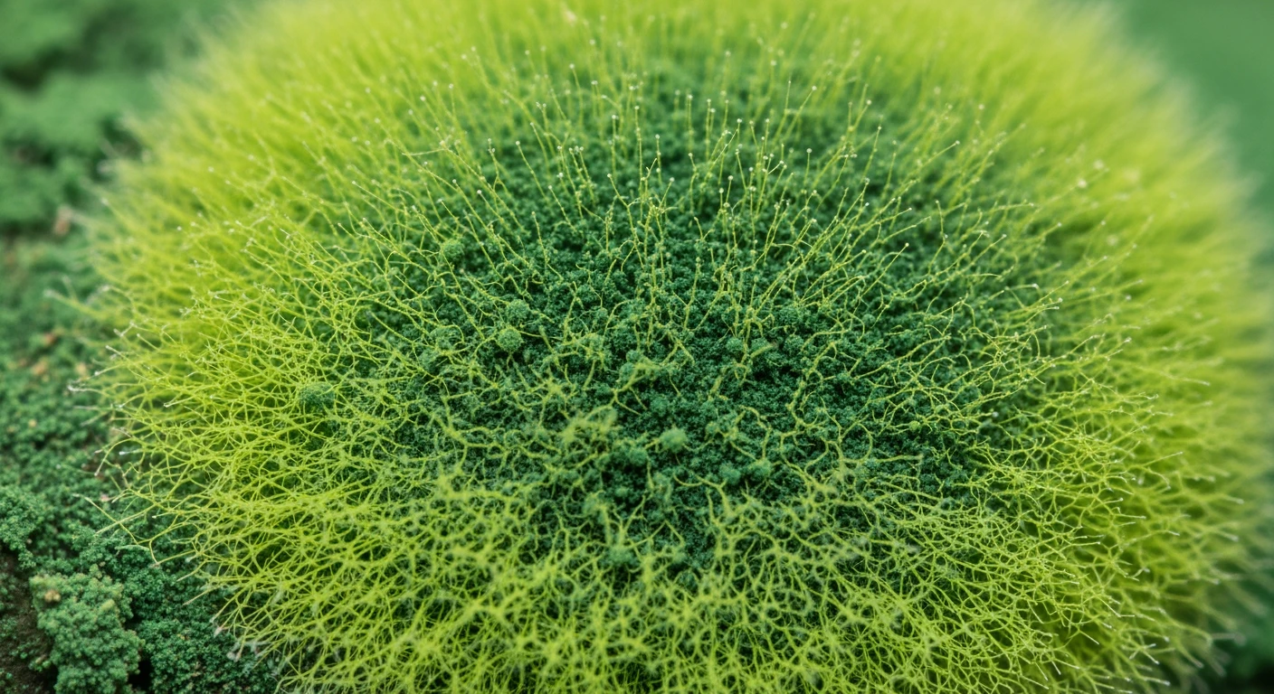 Green Aspergillus mold