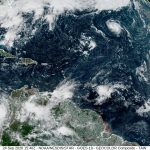 Satellite view of the tropical Atlantic during the quiet 2026 hurricane season